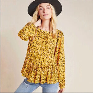 Maeve Yellow Floral Blouse